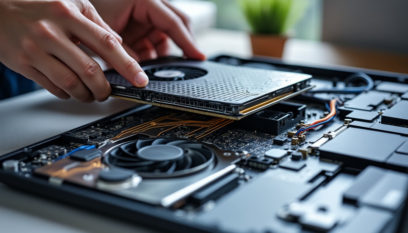 découvrez notre guide complet pour changer la carte graphique de votre pc portable facilement. suivez nos étapes détaillées pour améliorer les performances de votre ordinateur.