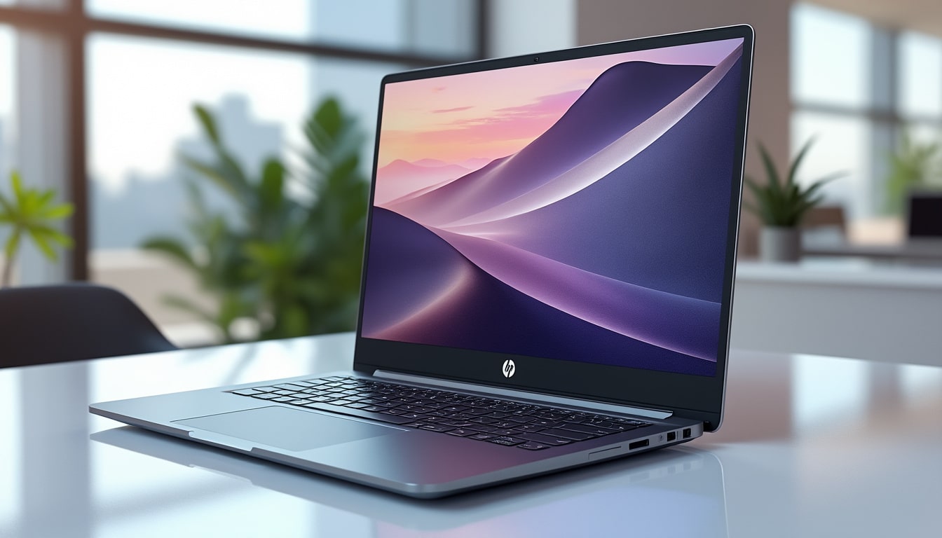 découvrez notre sélection du pc portable hp 17,3'' modèle celeron 17 cn0023nf, idéal pour un usage quotidien avec performance et grand écran.